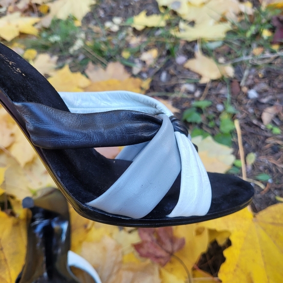 Vintage Frederick's of Hollywood open toe heels 6 - Picture 9 of 9